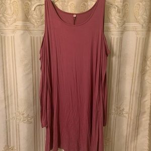Cold shoulder dress